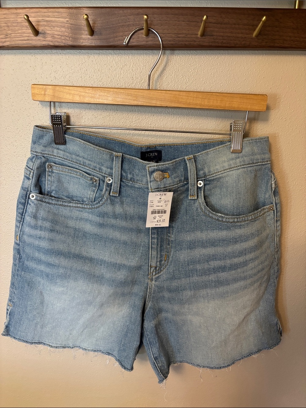 J. Crew Light Blue Denim Cutoff Shorts